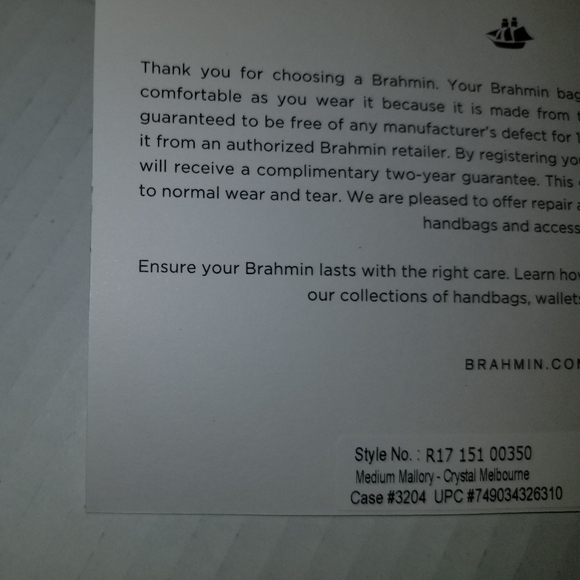 NWT Brahmin Medium Mallory - Picture 2 of 7